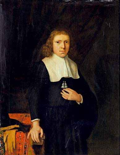 Jacobus Vrel Portrait of a gentleman France oil painting art
